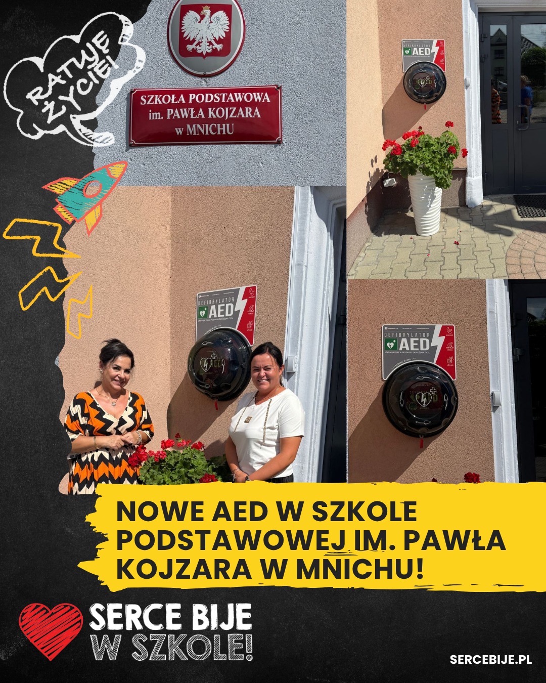 Realizacja AED — Szkoła Podstawowa im. Władysława Rdzanowskiego, Radziejowice