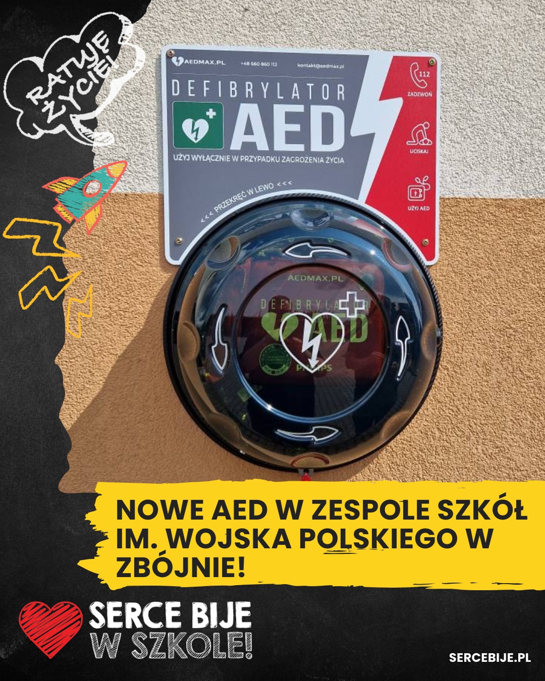 Realizacja AED — Zespół Szkół Rolnicze Centrum Kształcenia Ustawicznego, Sochaczew